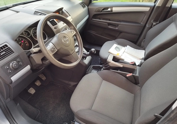 Opel Zafira cena 12900 przebieg: 217500, rok produkcji 2007 z Poniatowa małe 326